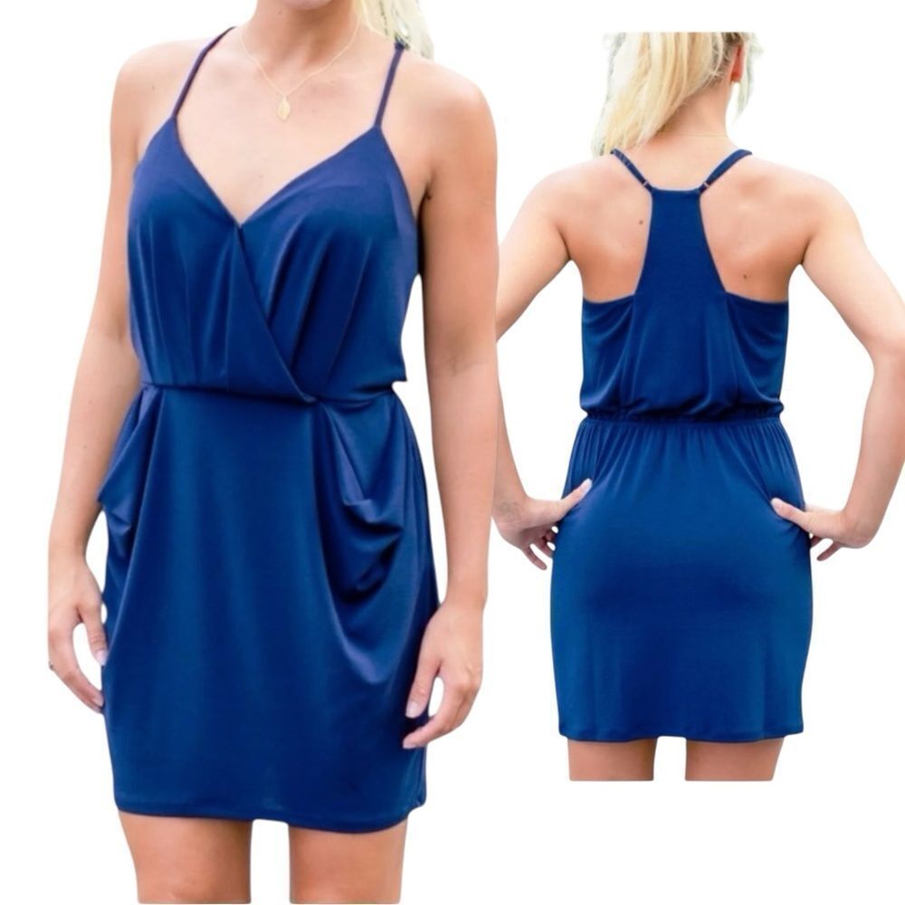 BCBGeneration Madelyn Halter Top Cocktail Dress size small